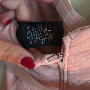 Blush Pink Homecoming Dress